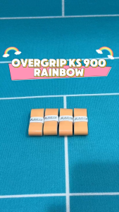 Kansa Badminton Racket Grip Rainbow Pastel Color Thick Anti-Slip | Comfortable Overgrip for Tennis Pickleball Padel