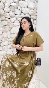 Daster Chibi Jumbo Bahan Rayon Tebal Adem & Nyaman Terbaru 2025 – Baju Tidur Wanita Lembut