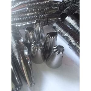 spuit /semprit alat dekorasi cetakan kue kembang bahan senles tebal harga glosir kodian 20 pcs