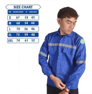 WEARPACK ATASAN PROYEK SAFETY KEMEJA ATASAN BAJU BENGKEL