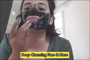 Bamboo Charcoal Oil Control Acne Mask Blackhead Acne Mask Acne Treatment Deep Cleansing Shrink Pores Instantly Nose Mask Skin Care Mask Peel-Off Mask Nose Blackhead Mask Pore Patch Blackhead Spots Skin Care 120g