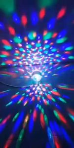 [HCM]Đèn vũ trường xoay 2 cầu 360 cực sống động đèn led hình cầu dèn led xoay nhiều màu + Đuôi Kèm Theo