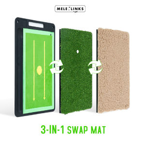 mele links | Indoor Portable Sand Pit Golf Swing Trainer