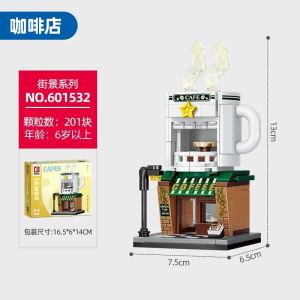 Đồ Chơi Khối Lắp Ráp Thủ Công DIY Miniature Street Scene Series Môn Học Tự Học Trung Tính Độ Khó Cơ Bản Phụ Kiện Bàn Học Quà Tặng Giải Trí