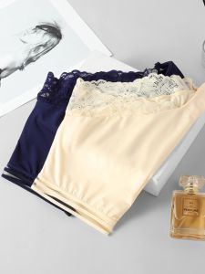 High Waist Womens Panties Micro Belly Contracting Breathable Quick-Drying Milk Silk High Slit Anti-Strangulation Thick Legs Summer Thin Plus Size Shorts