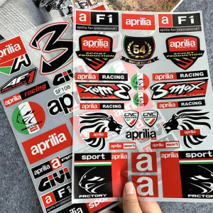 Reflective Motorcycle Decals Tank Accessories Fairing Sticker for Aprilia DORSODURO 750 FACTOR Racing RSV4 RS Tuono SR50 RS660
