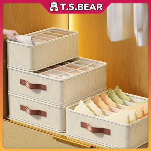 Multipurpose Foldable Closet Organizer Box Underwear Bra Panties Sock Lingerie Storage Box Wardrobe Drawer Box ST14