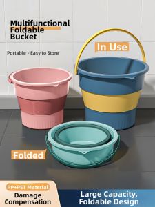 FADEKANG | Foldable Portable Large Capacity Plastic Storage Bucket