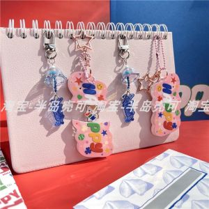 BTS Happy Keychain Phone Strap Bag Pendant Jin Jimin Min Yoon Key Holder Digital Accessories Korean Pop Culture Collectible