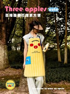 Waterproof Oil-resistant Cleaning Apron Adjustable Size One-size-fits-all Canvas Apron for Cooking Household Chores Universal