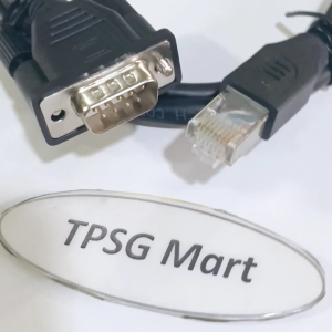 Cáp Com ra Lan dài 3m / Cable Com 9 DB9M to Lan (Chuẩn Com 9 Kim Đực ra Lan RJ45)
