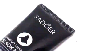 SADOER BLACK MASK - MASKER WAJAH KELUPAS - BAMBOO CHARCOAL 60ml