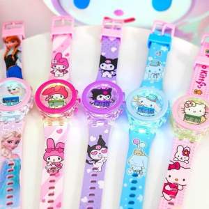 ATW Hello kitty pony Spider Avenger kids digital Watch WITH lights Boys girls children Watch