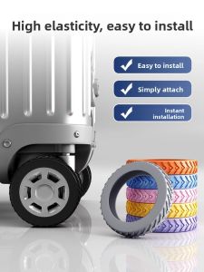COLORFUL SUMMER DRESS | Silicone Anti-Slip Wheel Protectors for Luggage