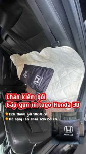 Bộ Chăn Gối Ngủ Đa Năng Gấp Gọn Điều Hòa Không Khí Dành Cho Xe Hơi Honda city Civic CRV HRV Accord 2 in 1 cao cấp
