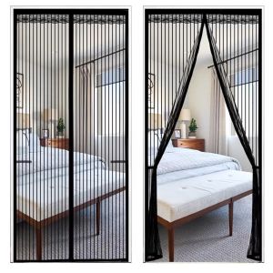 Garage Insect Net Seamless Insect Bird Barrier Net Balcony Door Retractable Garage Door Screen Easy Installation