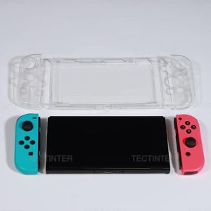 Transparent Soft TPU Protective Cover Case for Nintendo Switch Oled Console Protector Shell Split Skin for NS Switch Accessories