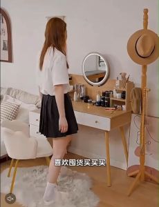 โต๊ะเครื่องแป้ง โต๊ะแต่งหน้า โต๊ะเครื่องแป้งญี่ปุ่น โต๊ะเครื่องเกาหลี ไม่มีไฟ มีลิ้นชักเก็บของ มีให้เลือกหลายสี พร้อมส่ง