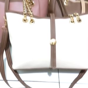 Tas Selempang Wanita Agnes Totebag Kulit Sintetis Elegan - Rihaga
