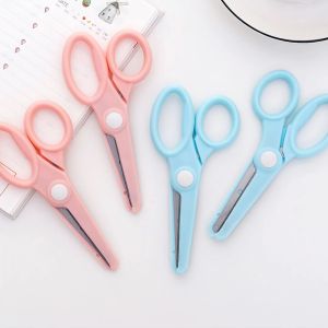 Kéo Cắt Giấy Thủ Công Dành Cho Học Sinh Thiết Kế An Toàn Tiện Dụng Nhiều Màu