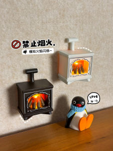 Decorative Penguin Pinboard Wall Mounted Atmosphere Softboard Decorative Night Light Pushpin Forest Green Color Office Supplies