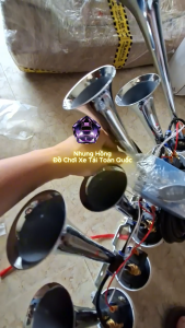 24V Còi hơi 6 loa MixSound Melody Chính hãng Basuri việt nam 50 bài