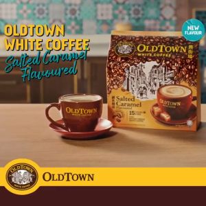 OLDTOWN White Coffee 3 in 1 Salted Caramel Malaysia (15 sachet)