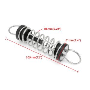 RYSJM | Móc Neo Bằng Thép Không Gỉ Lò Xo Neo Đậu Thuyền 300X5 305X6 460X9 464X11mm Phụ Kiện Hàng Hải Chịu Lực Cao Bộ Đệm Tàu Thuyền