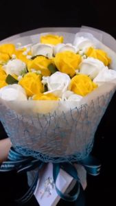 Bó hoa sáp thơm phong cách gói Hàn Quốc tặng thiệp miễn phí đơn giản dễ vận chuyển thích hợp tặng sinh nhật tốt nghiệp các ngày kỷ niệm ngày lễ 20-10 8-3 14-2