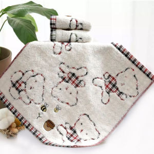 Pure Cotton Square Towel Soft Absorbent Handkerchief Childrens Small Towel Versatile for Babies And Mothers Household Linens