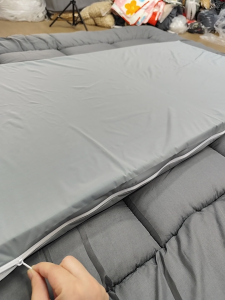 Premium 100% Waterproof Baby Crib Foam Cover Cool Breathable 2 inches Thick Cover for Uratex Foam