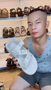 Giày dép xăng đan Chaco mẫu TRẮNG QUAI CHỮ  ĐẾ QUẾ thơm xăng đan nam nữ full size 38-43