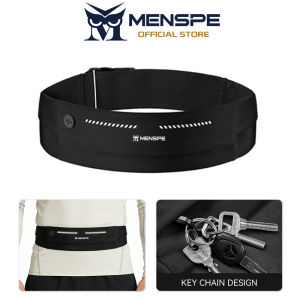 MENSPE Sport Waist Bag Chest Bag Multi-Functional Fitness Bag Waterproof Waist Bag Wear-Resistant Earphone Hole Waist Bag Outdoor Sports Belt Pouch Running Waist Belt Jogging Gym Marathon Waist Packs With Reflective Strip for Workouts Sports Outdoor