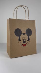 TÚI GIẤY KRAFT NÂU CHUỘT MICKEY SBU00043N