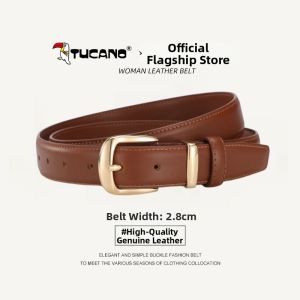 TUCANO | Leather Womens Belt Fashionable Versatile