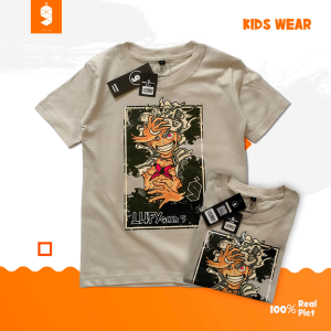 Nineplus Kidswear Kaos Anak Kartun One Piece Luffy Gear 5 Series Umur 3-12 Tahun Katun Combed 30s