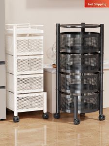 evesigar | Rotary Multifunctional Snack Vegetable Spice Storage Rack
