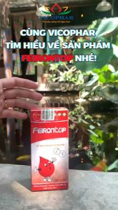 Sắt hữu cơ Feirontop 30ml Bổ sung sắt cho bé ngừa thiếu máu Nguyên Liệu NHẬP KHẨU