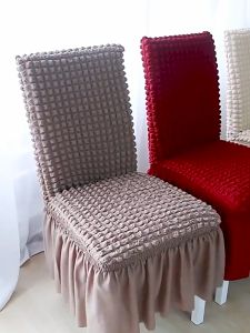 Luxury Chair Cover / Pelindung Penutup Alas Sarung Kursi Elastis Scretch Tebal Mewah Renda Abstract