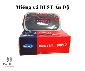 Miếng vá vỏ vá lốp xe tải ôtô máy cày có bố kẽm BEST (CRP 12HD) 110 X 65mm dùng để vá HÔNG