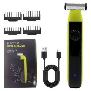 Máy Cạo Râu Điện Chuyên Nghiệp Dành Cho Nam Giới Máy Cạo Râu Không Dây USB Có Thể Sạc Lại Máy Cạo Râu Cơ Thể Với Lưỡi Dao Bằng Thép Không Gỉ Máy Cạo Râu Mặt