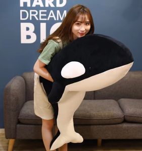 Tomorrow Ark Skati Red Killer Whale Pillow Doll Shark Plush Toy Doll Sleep Soothing Pillow