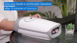 Finger Massager Electric Air Compression Heated Hand Massager Physiotherapy Equipment Pressotherapy Palm Massage Device