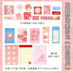 Infeelme Dream Fermentation เอกสารการบันทึกแบบติดกระดาษโน้ตสไตล์เกาหลีอเนกประสงค์ กระดาษโน้ตสไตล์นิตยสาร INS ที่มีข้อความปะติดปะต่อ