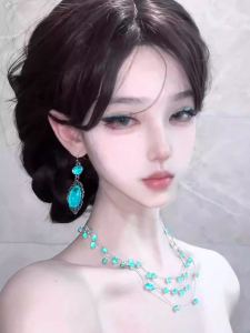 New Chinese Style Ethnic Style Earrings Exotic Retro Hong Kong Style Special-Interest Design Elegant Graceful Non-Piercing Ear Clip