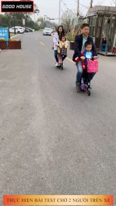 Xe Điện Mini E-SCOOTER Phiên Bản Cao Cấp Gấp Gọn cầm tay và cất được tròn oto Động Cơ 120W Pin 4.5AH /24V Tải Trọng 80kg Tặng Kèm Giỏ Đồ