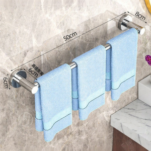 GUANGMANZHI | Drill-Free 304 Stainless Steel Towel Rack