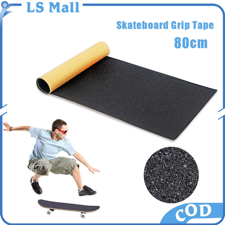 80*20cm Skateboard Grip Tape Sheet Black Scooter Grip Tape Sandpaper