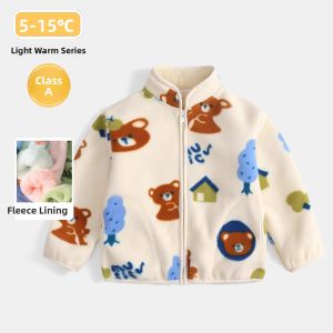 JIFANPAUL | Printed Warm Hoodie for Children