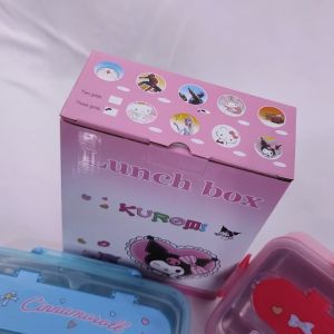 Kotak Makan Stainless Steel 304 Disney Sanrio Besar Anti Tumpah 1200ml